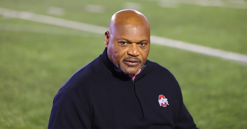 Larry Johnson by Matt Parker -- Lettermen Row --
