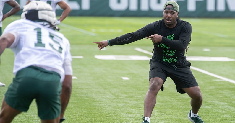 Michigan State graduate assistant Gerren DuHart