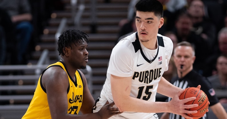 Zach Edey vs Iowa