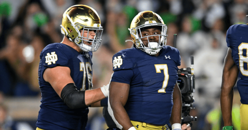 Notre Dame's Joe Alt, Audric Estime to host South Bend football camp with Jeremiah  Owusu-Koramoah - On3