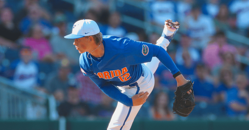 Florida Gators pitcher Hurston Waldrep