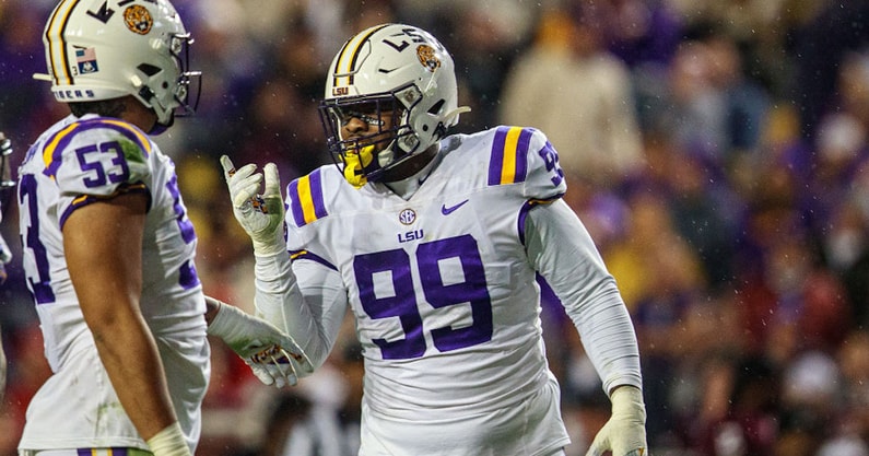 Dallas Cowboys add Oklahoma State DE Tyler Lacy LSU DT Jaquelin Roy to top 30 visitors list 2023 NFL draft