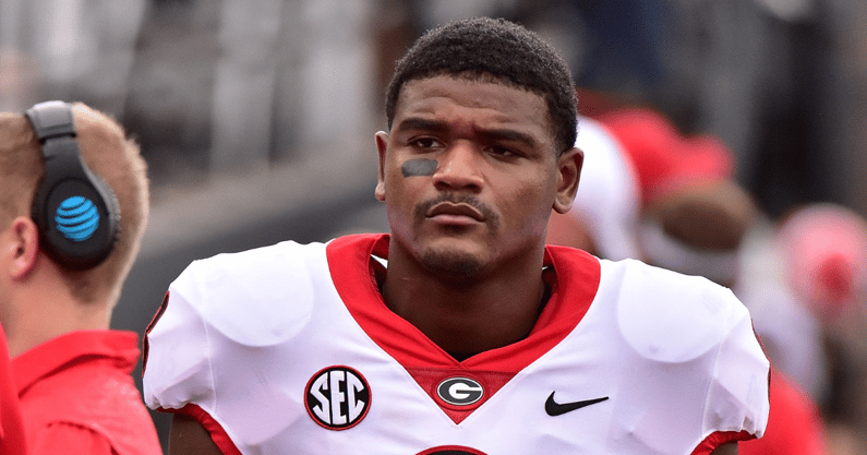 South Carolina defensive back Deangelo Gibbs during his time at Georgia