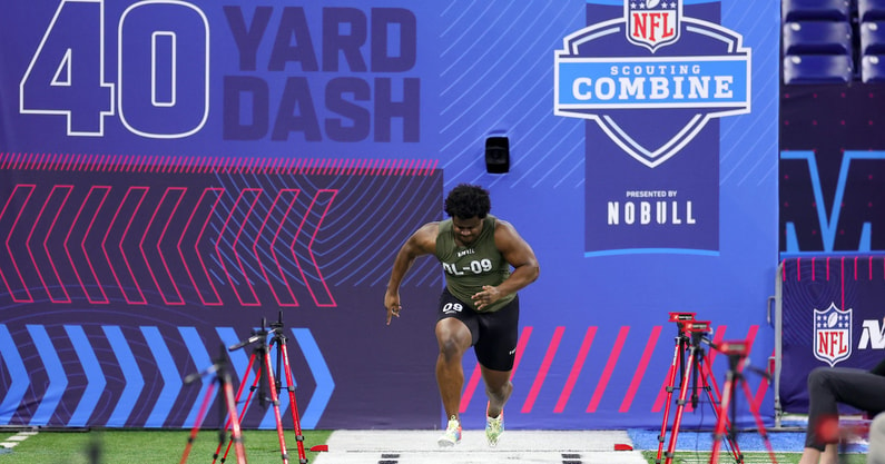 Fastest 40 times from DTs on Day 1 at the NFL Combine