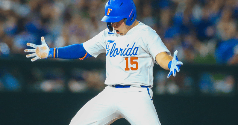Florida Gators catcher BT Riopelle