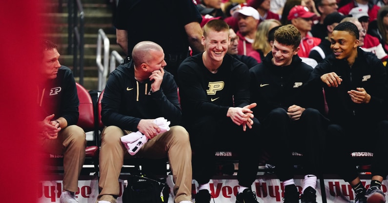 Purdue senior Matt Frost