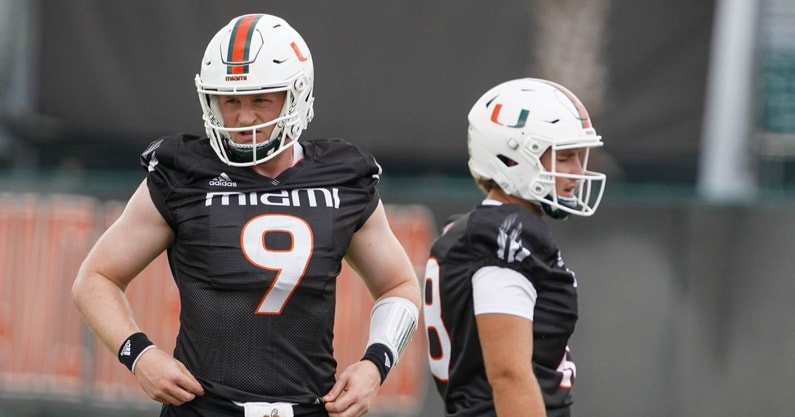 Miami QB Tyler Van Dyke