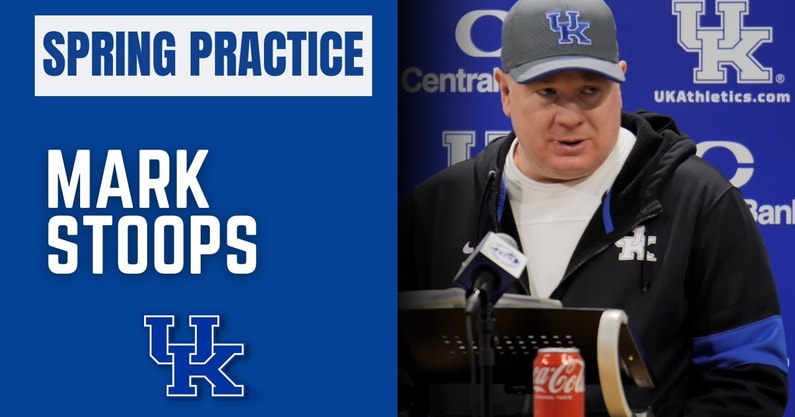 mark stoops spring practice