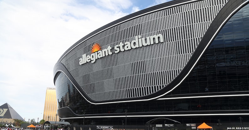 Allegiant Stadium in Las Vegas Super Bowl