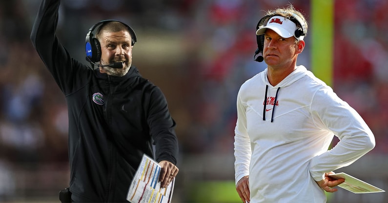Billy Napier and Lane Kiffin