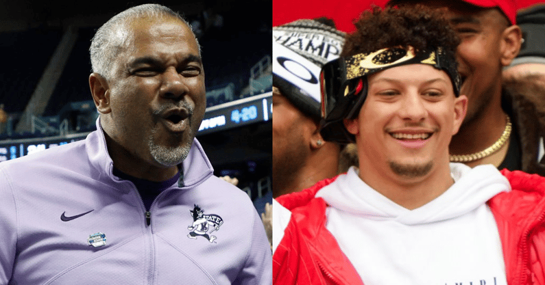 Kansas State HC Jerome Tang, Kansas City QB Patrick Mahomes
