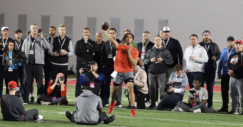 C.J. Stroud by Matt Parker -- Lettermen Row --