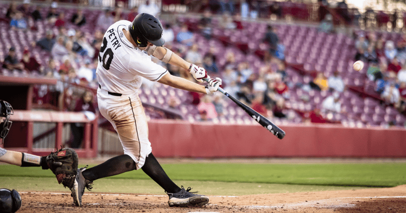 South Carolina baseball slugger Ethan Petry (Caroline Barry/GamecockCentral)