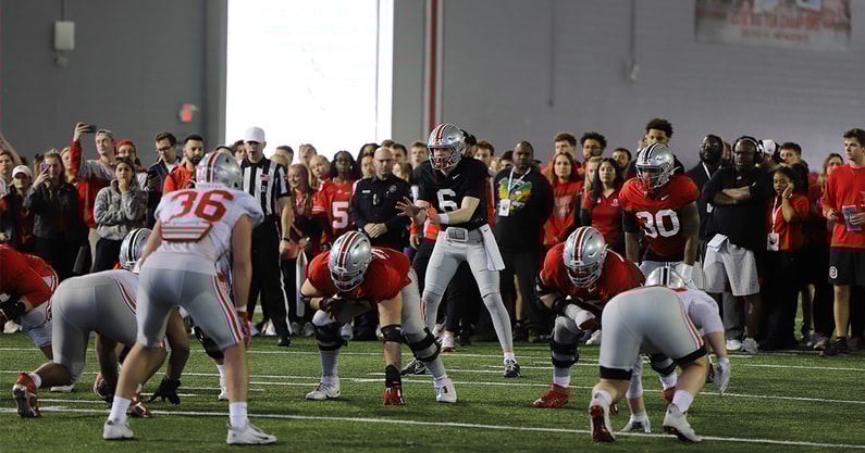 Kyle McCord by Matt Parker -- Lettermen Row --