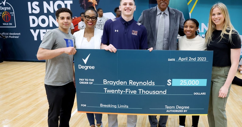 Degree Deodorant And NBA Hall Of Famer, Julius Erving, Celebrate College Basketball Walk-On With $25,000 NIL Deal At March Madness Final Four In Houston, TX