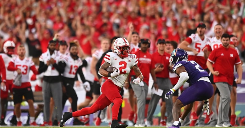 Northwestern Wildcats v Nebraska Cornhuskers - Aer Lingus College Football Classic 2022