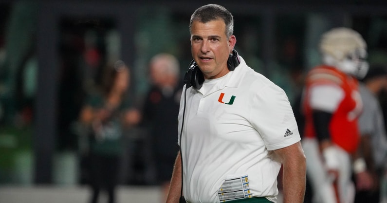 mario cristobal miami spring game 6