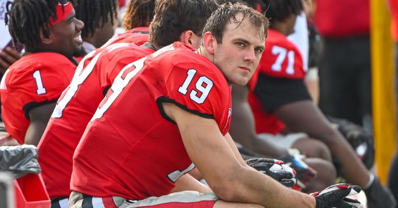 SEC Georgia Bulldogs John Mackey award winner Brock Bowers poster