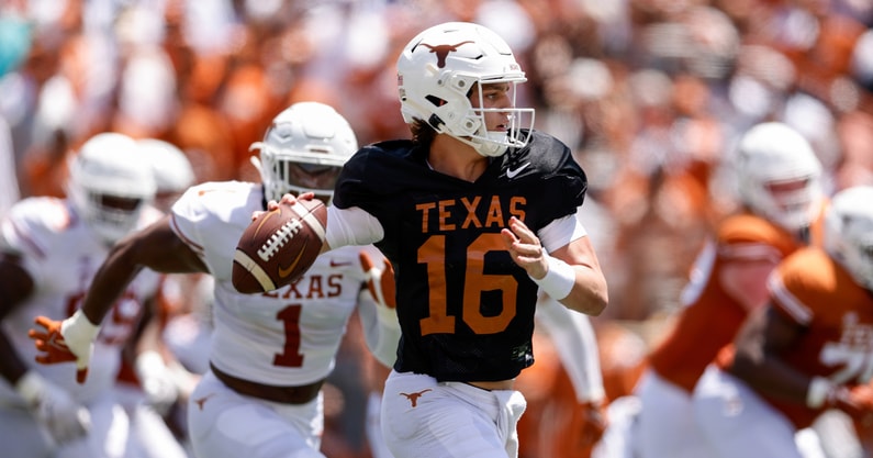 Arch Manning's On3 NIL Valuation slides following Texas spring game