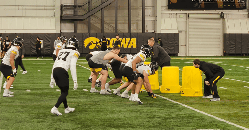 Iowa Football Practice