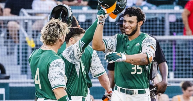 Early home runs help Miami defeat Maine in Coral Gables regional