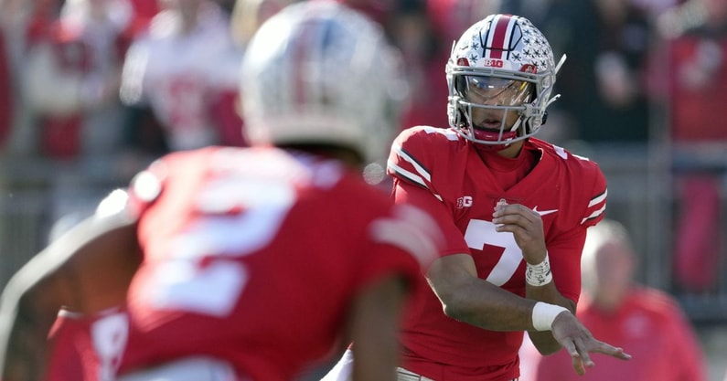 C.J. Stroud by Kyle Robertson/Columbus Dispatch / USA TODAY NETWORK