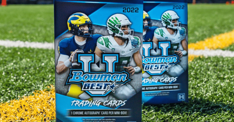 J.J. McCarthy, Bo Nix headline Bowman University Best Football trading cards  - On3