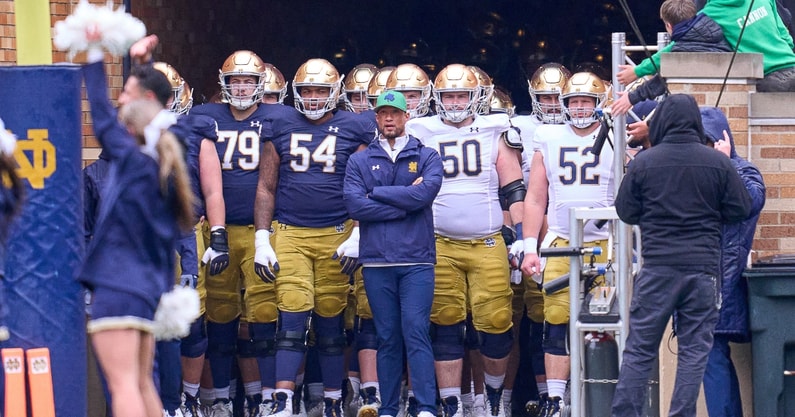 Notre Dame And NBC Sports Announce 2023 Football Kick Times