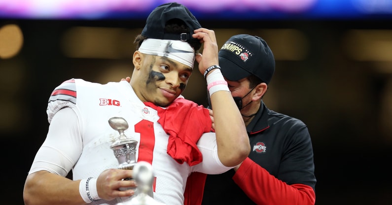 chicago-bears-quarterback-justin-fields-receives-diploma-from-ohio-state