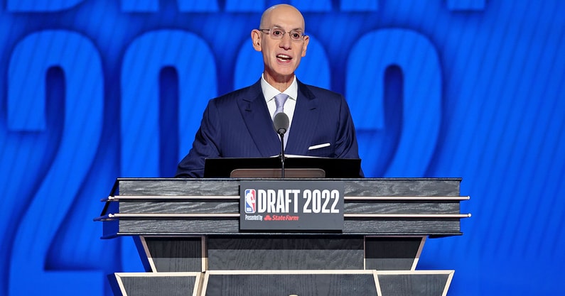 NBA commissioner Adam Silver at the 2022 NBA Draft