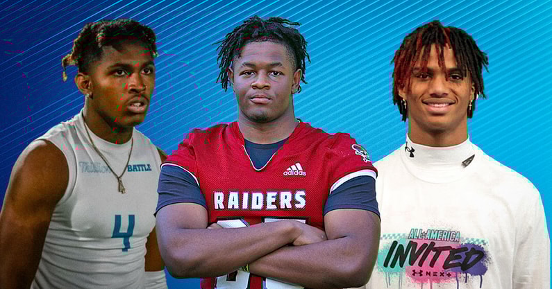 Ryan Williams, Elijah Griffin and Dakorien Moore