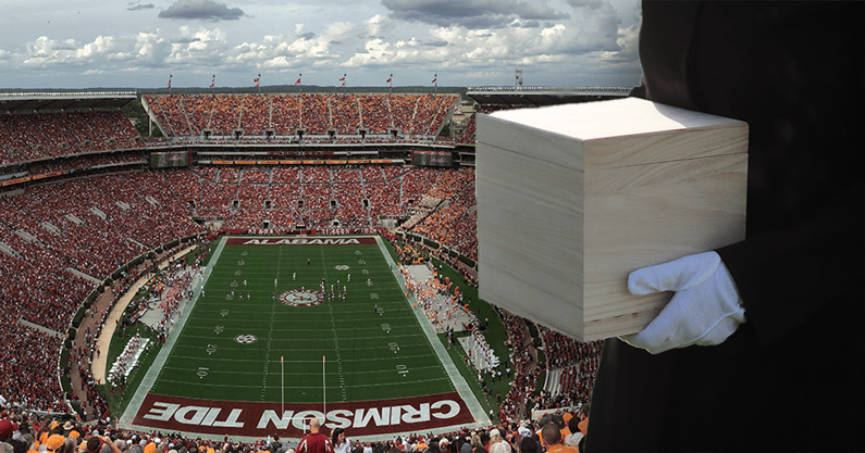 Taylor Tannebaum recalls Alabama fan spreading grandfather’s ashes in Bryant-Denny Stadium during Iron Bowl