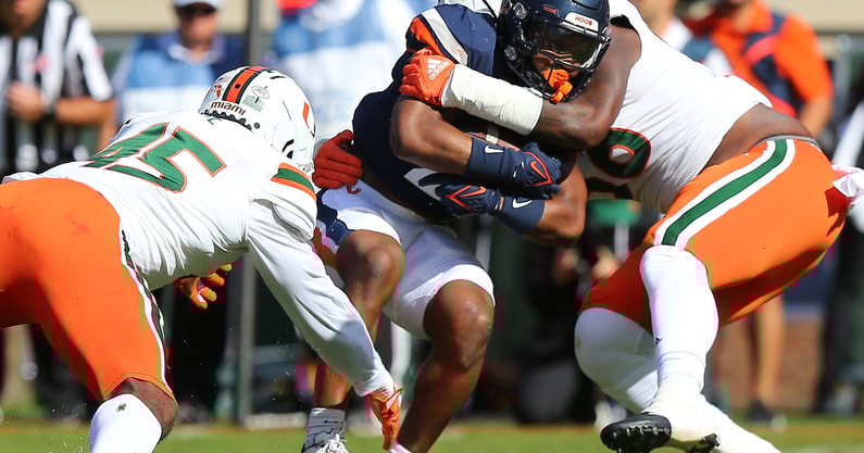COLLEGE FOOTBALL: OCT 29 Miami at Virginia