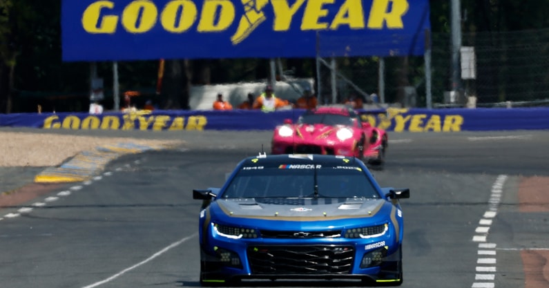 Why is there a NASCAR on the 2023 24 Hours of Le Mans grid?