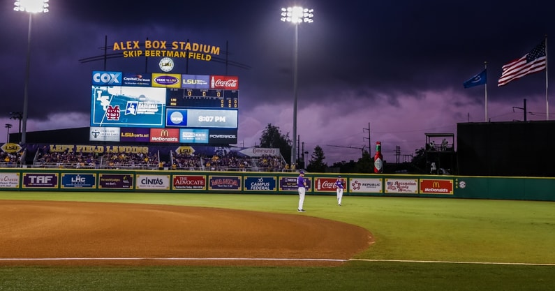 threat of weather LSU, Kentucky