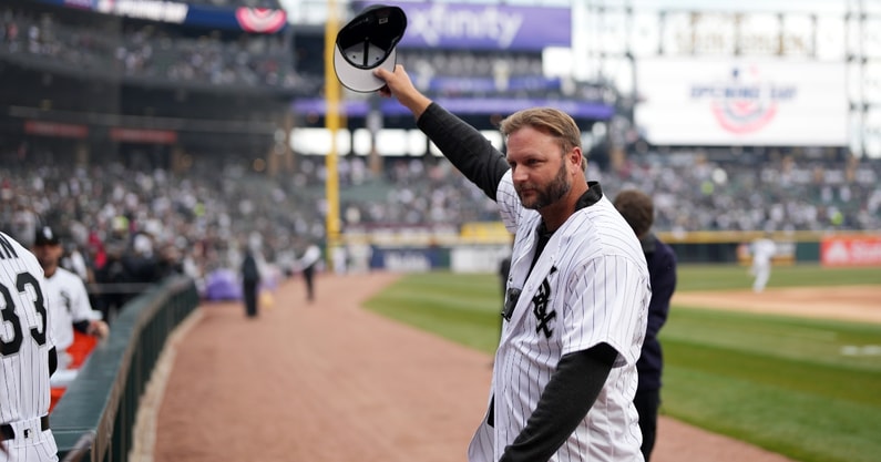 AJ Pierzynski claims Mark Buehrle pitched in the World Series
