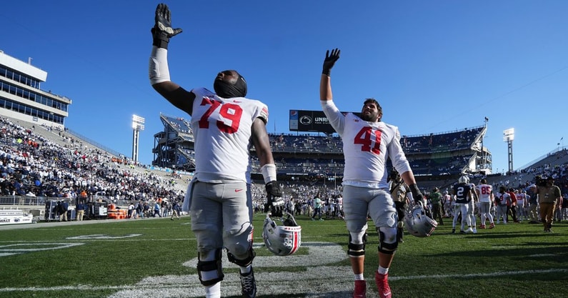 Dawand Jones and Josh Fryar by Adam Cairns/Columbus Dispatch / USA TODAY NETWORK