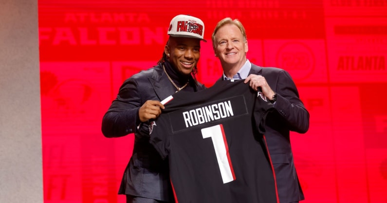 Bijan Robinson fitting in 'exactly' as Atlanta Falcons expected