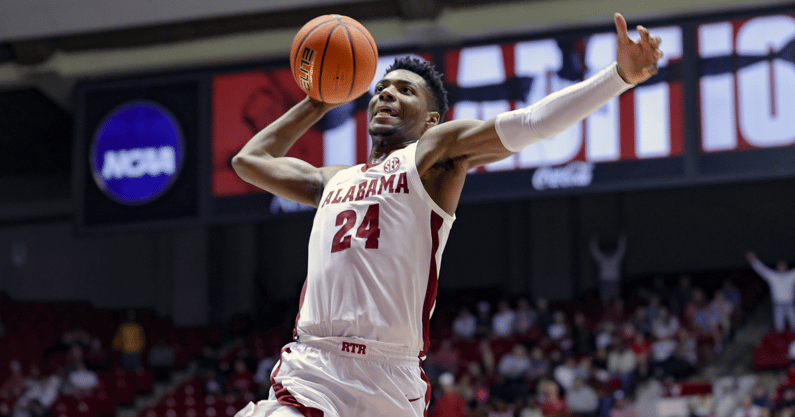 Alabama forward Brandon Miller