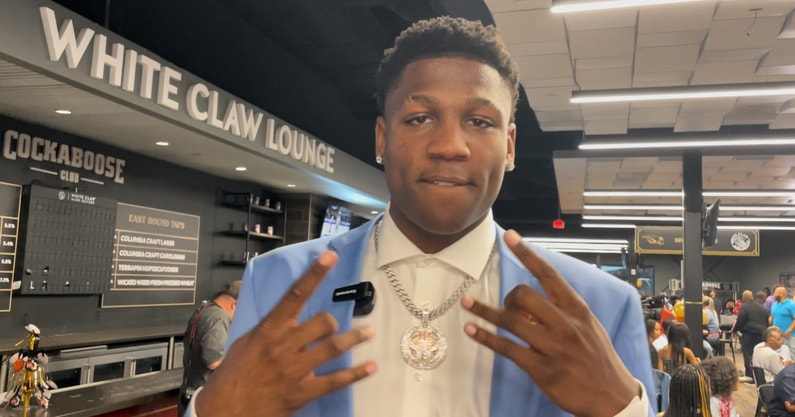 GG Jackson during his NBA Draft watch party