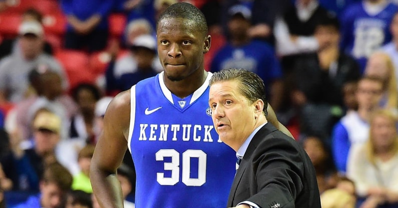 Kentucky's Julius Randle, John Calipari