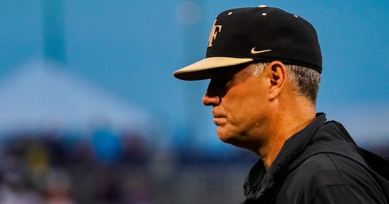 NCAA Baseball: College World Series-LSU vs Wake Forest