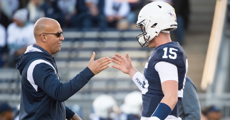 penn-state-head-coach-james-franklin-downplays-hype-surrounding-quarterback-drew-allar