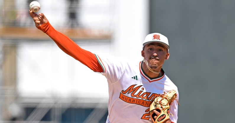 Miami Hurricanes pitcher Alejandro Rosario selected by Texas Rangers in 2023  MLB Draft - On3