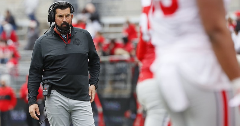 Ohio State head coach Ryan Day
