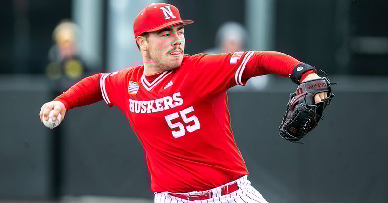 Nebraska pitcher Jace Kaminska