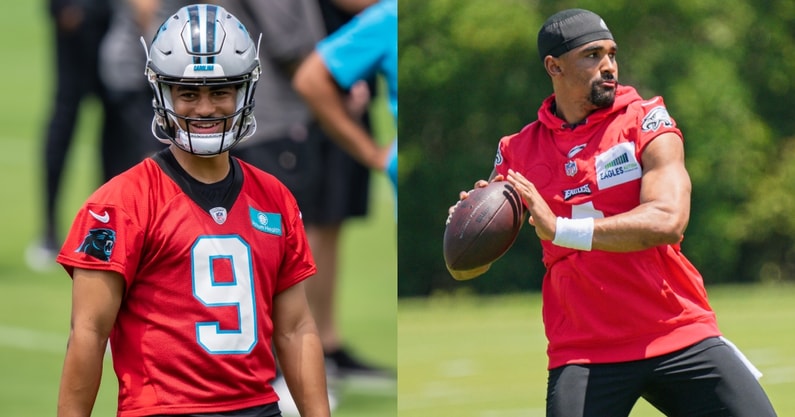 Miles Sanders compares Panthers QB Bryce Young to Jalen Hurts - On3