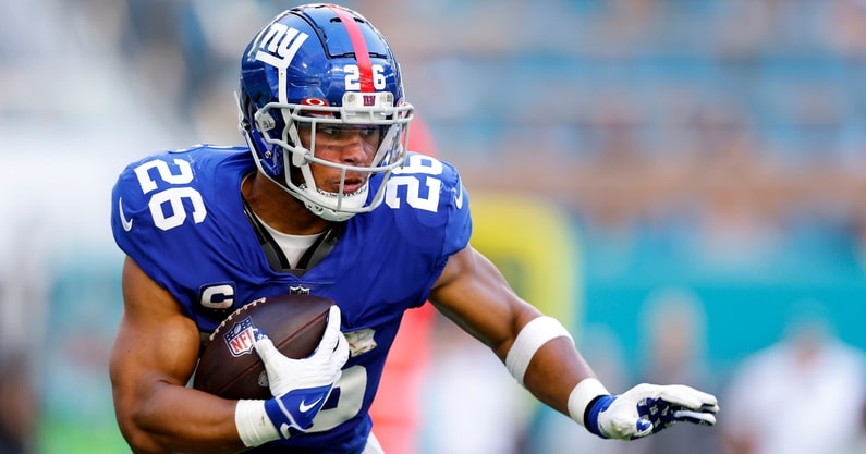 nfl-insider-sal-paolantonio-puts-new-york-giants-running-back-saquon-barkley-failed-contract-into-perspective