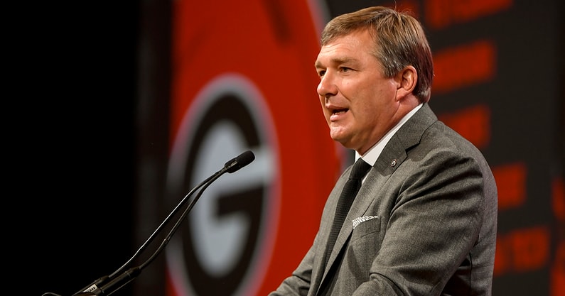Georgia head coach Kirby Smart