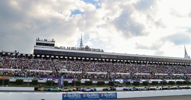 Denny Hamlin Kyle Larson Pocono